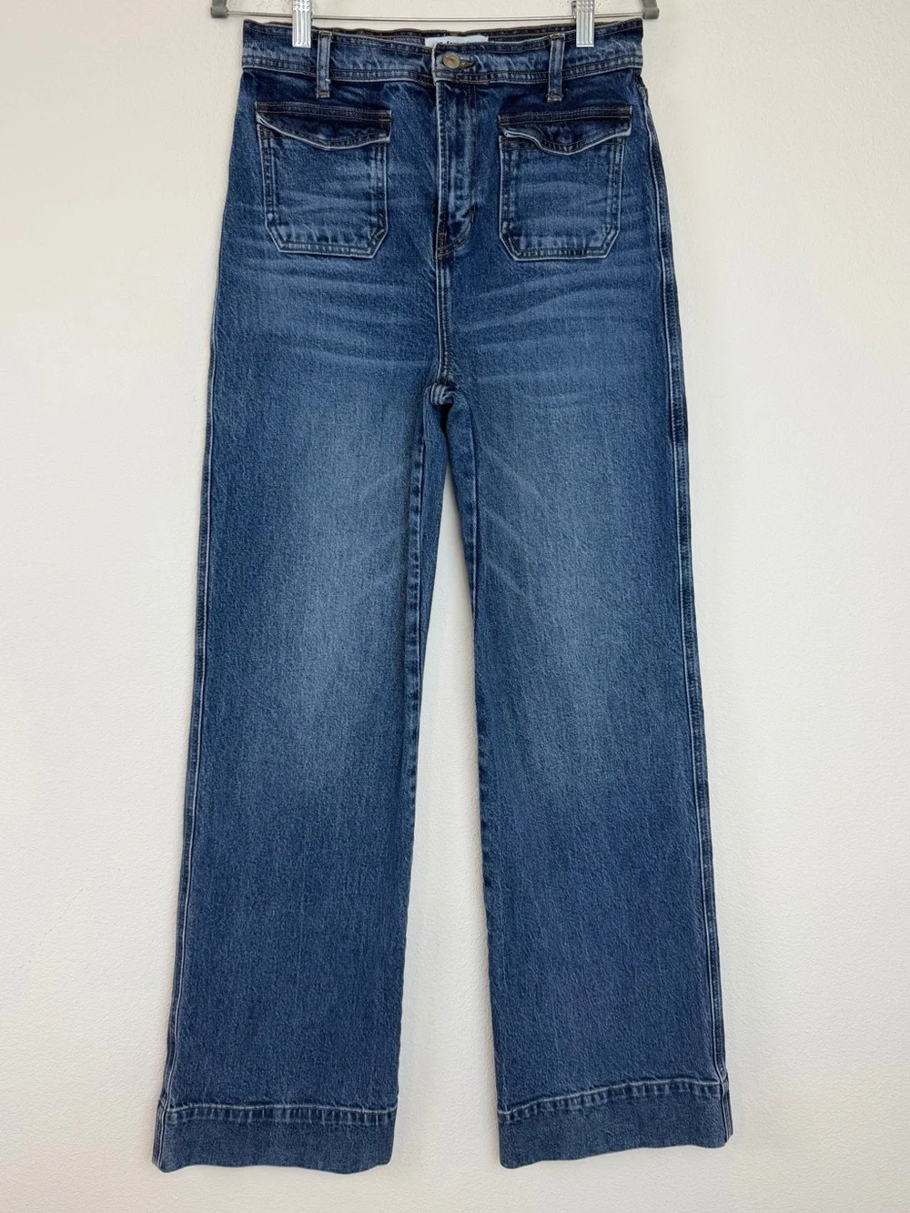 Reformation Layla High Rise Trouser Jeans in Cove Size 28 - Picture 5 of 14